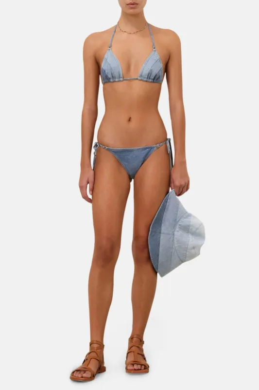 Tallow Denim Bikini Denim made by Zimmermann
