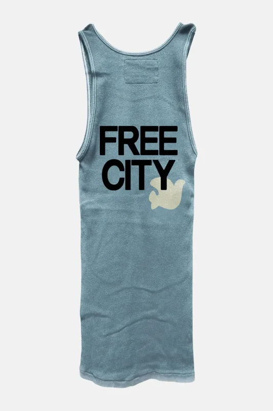 FREECITY RTU 1999 Supervintage Tank Blue Storm sold by Blue & Cream