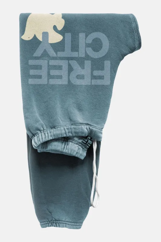FREECITY Large Sweatpant Blue Petal sold by Blue & Cream