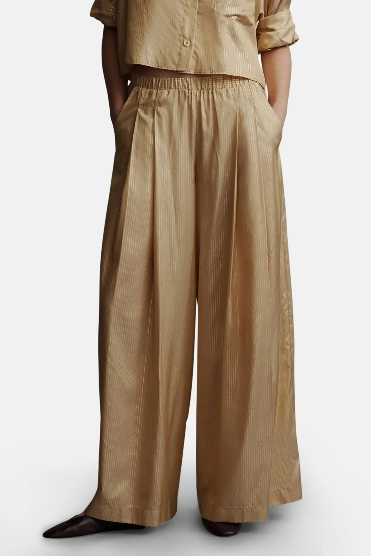 Sag Harbor Pants In Goldenrod/Gold sold by Blue & Cream