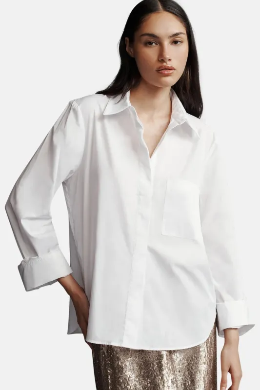 Boyfriend Shirt White sold by Blue & Cream