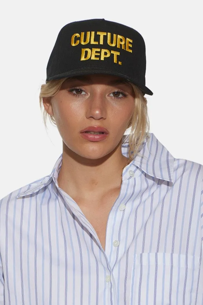 Culture Dept. Snapback Black/Yellow sold by Blue & Cream