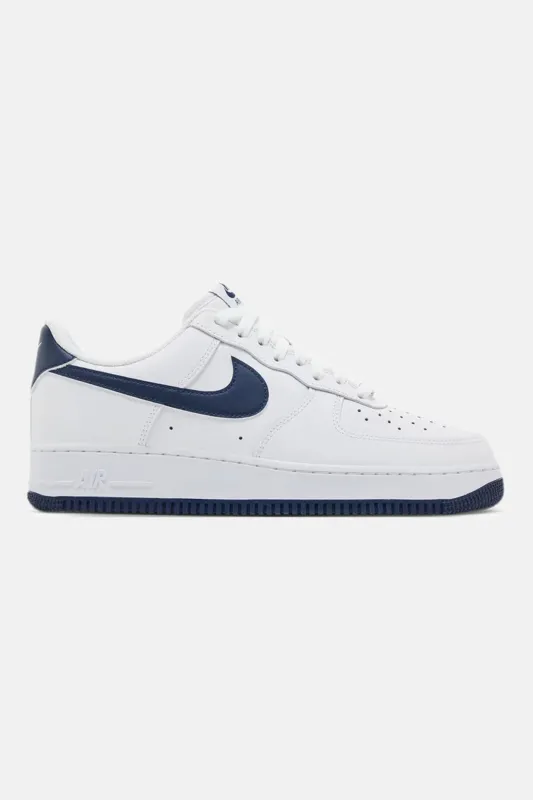 Men's Air Force 1 '07 White/Midnight Navy sold by Blue & Cream
