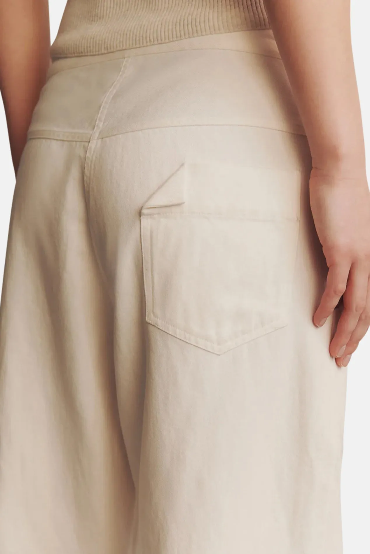 Jetties Beach Pant In Japanese Denim Natural sold by Blue & Cream product image thumbnail 4