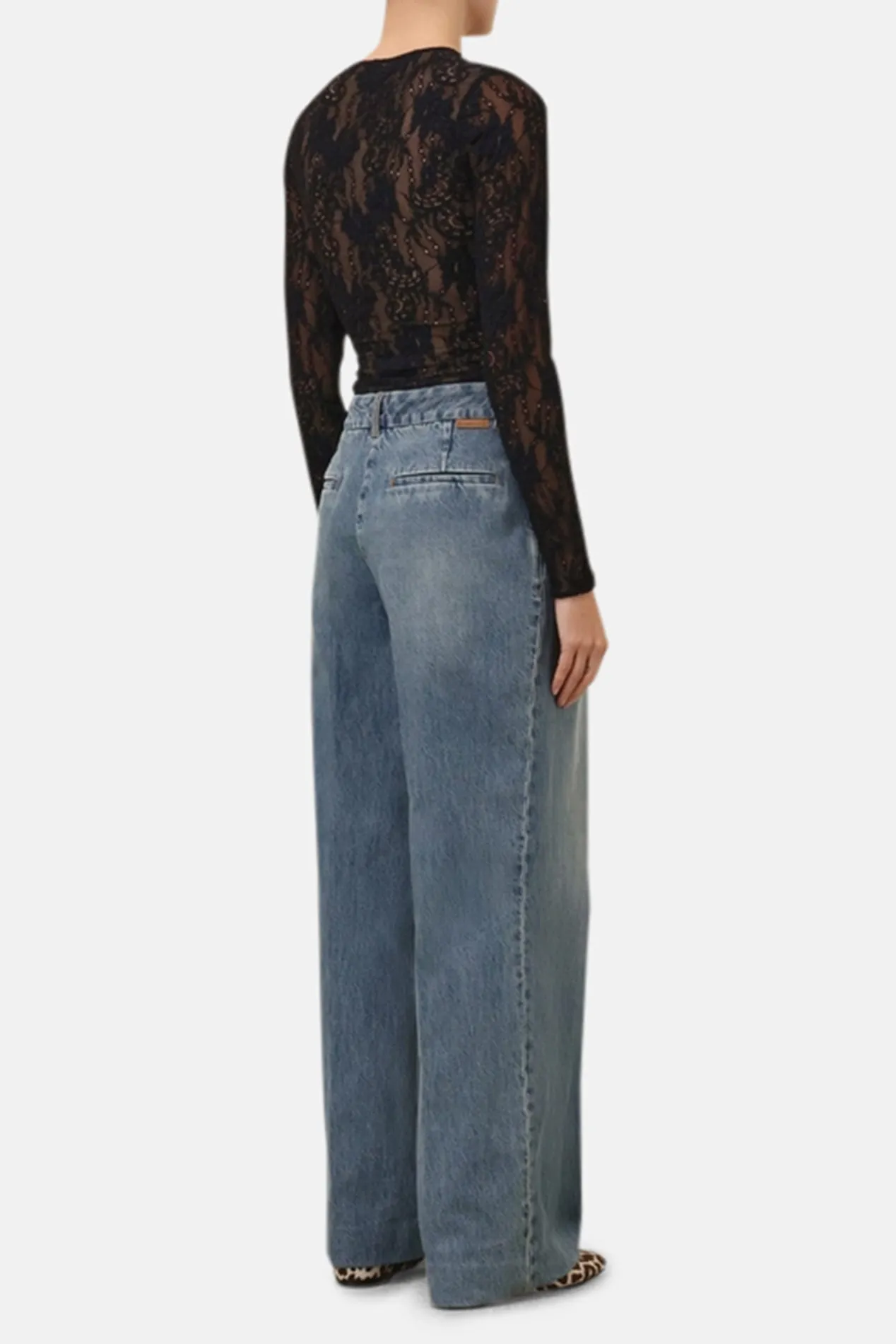 Longsleeve Lace Bodysuit Black sold by Blue & Cream product image thumbnail 2