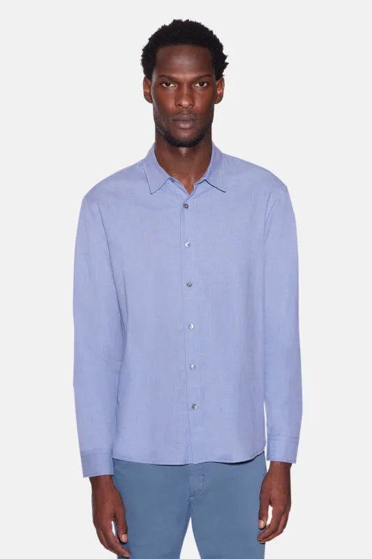 Scribner Flannel Shirt Blue sold by Blue & Cream