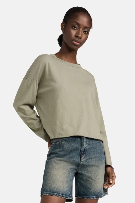 Loffler Long Sleeve Tee Mint sold by Blue & Cream