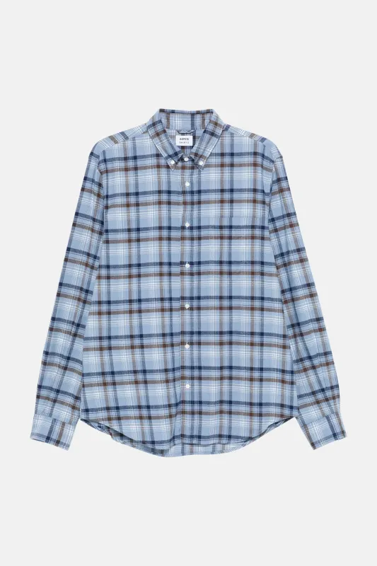 Light Flannel Buttondown Blue Plaid sold by Blue & Cream