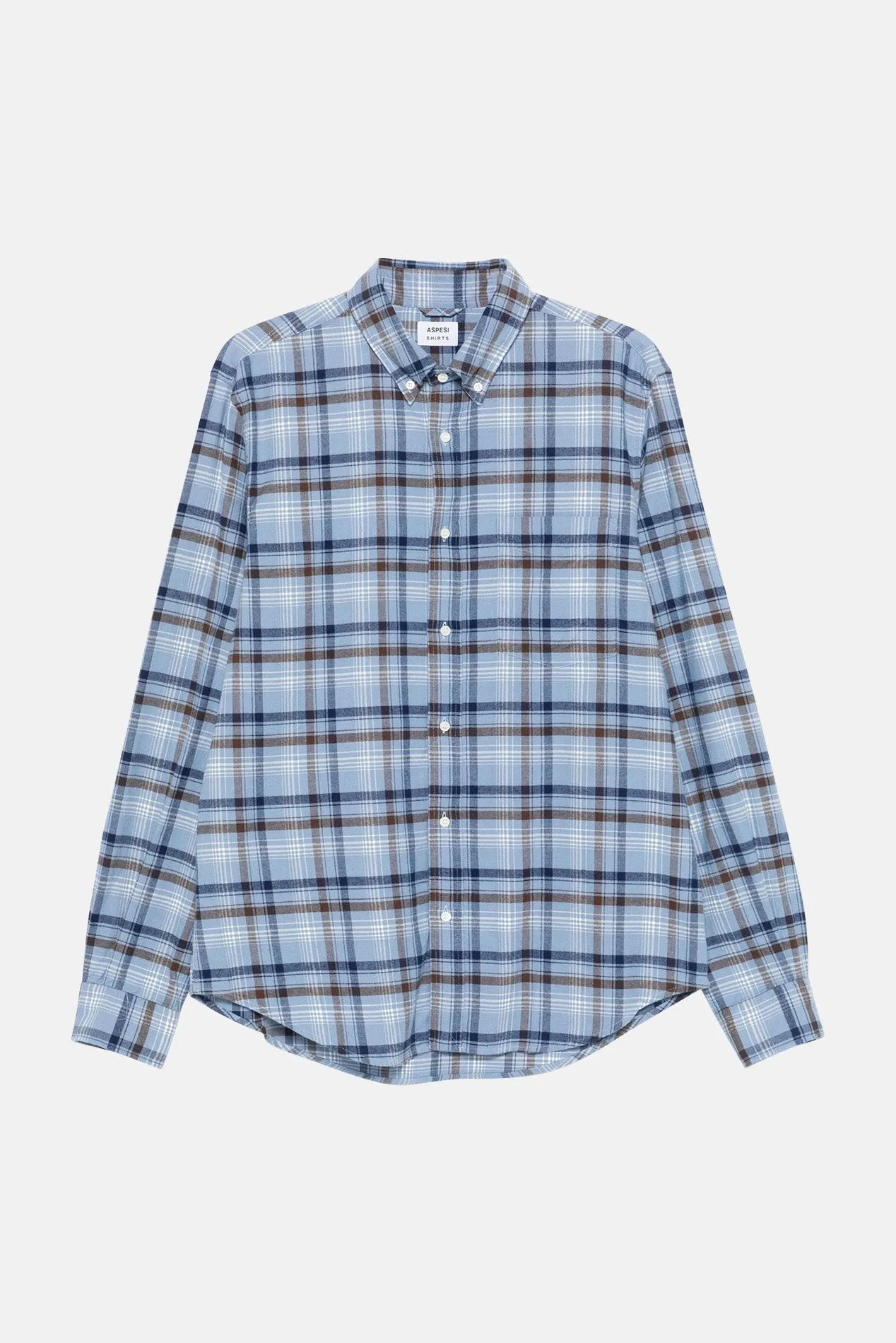 Light Flannel Buttondown Blue Plaid sold by Blue & Cream
