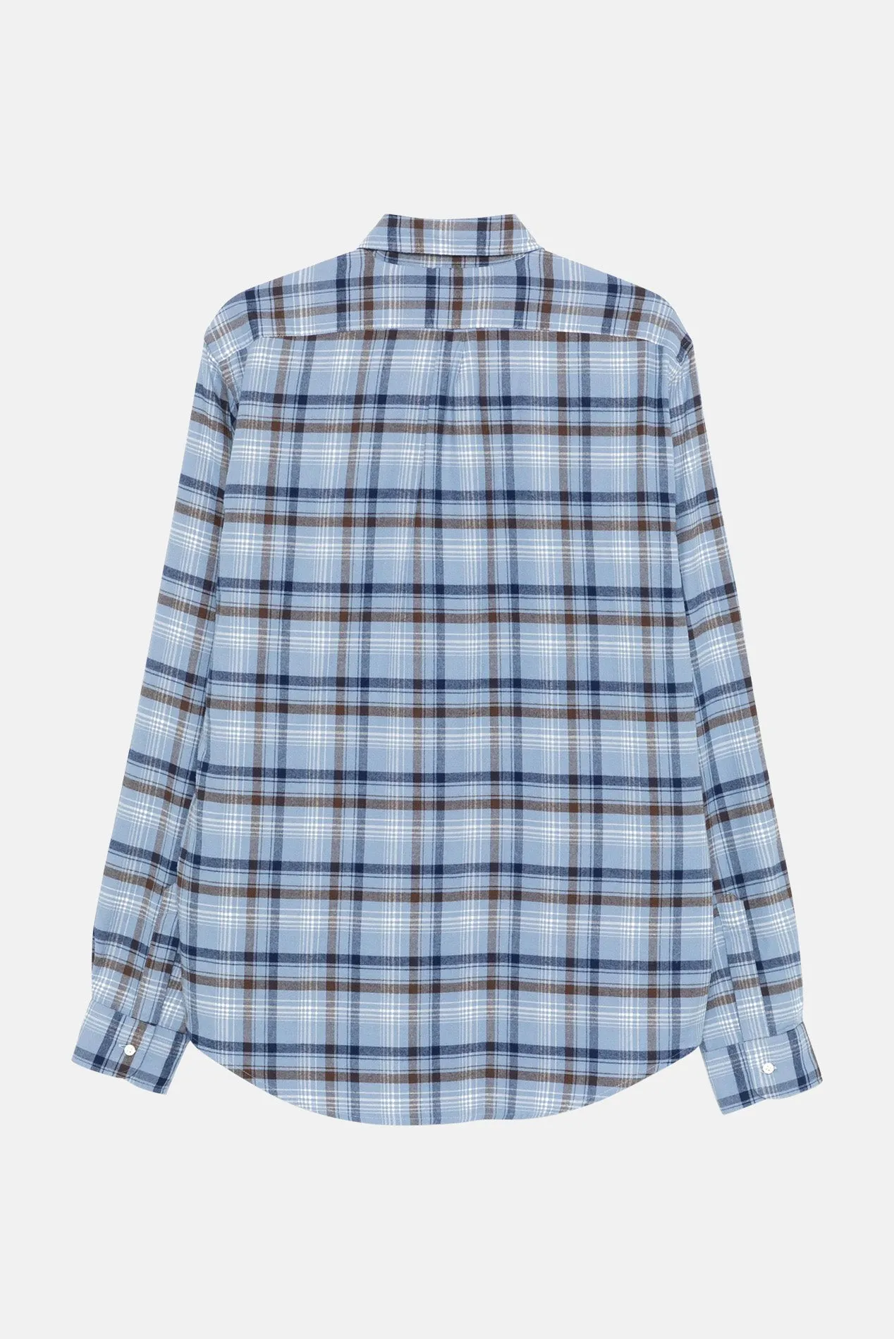 Light Flannel Buttondown Blue Plaid sold by Blue & Cream product image thumbnail 2