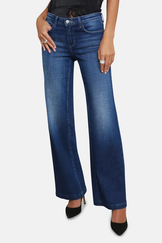 Joanne Low-Rise Wide-Leg Jean Haven sold by Blue & Cream