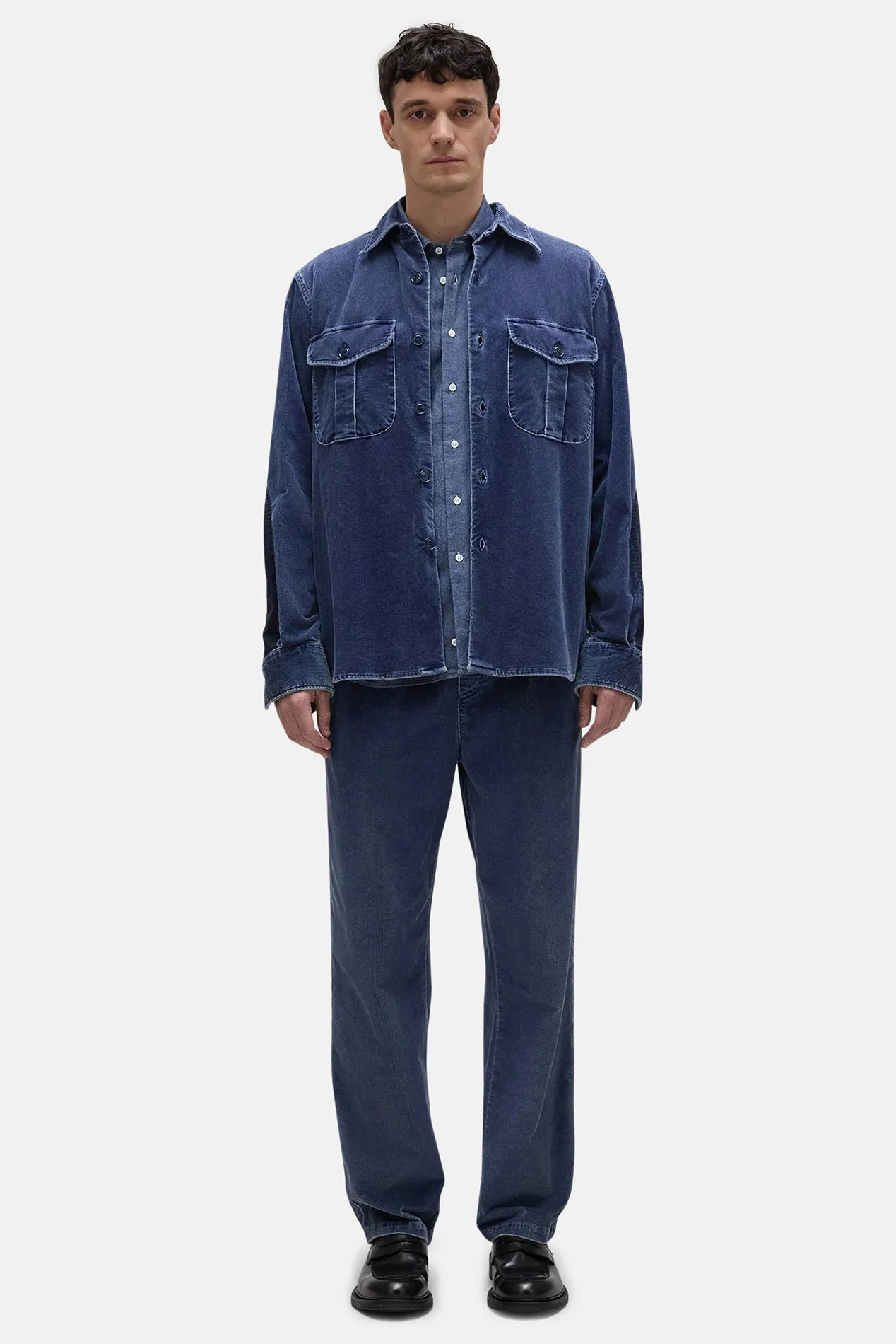 Ventura Ribbed Velvet Trouser Denim sold by Blue & Cream product image thumbnail 4