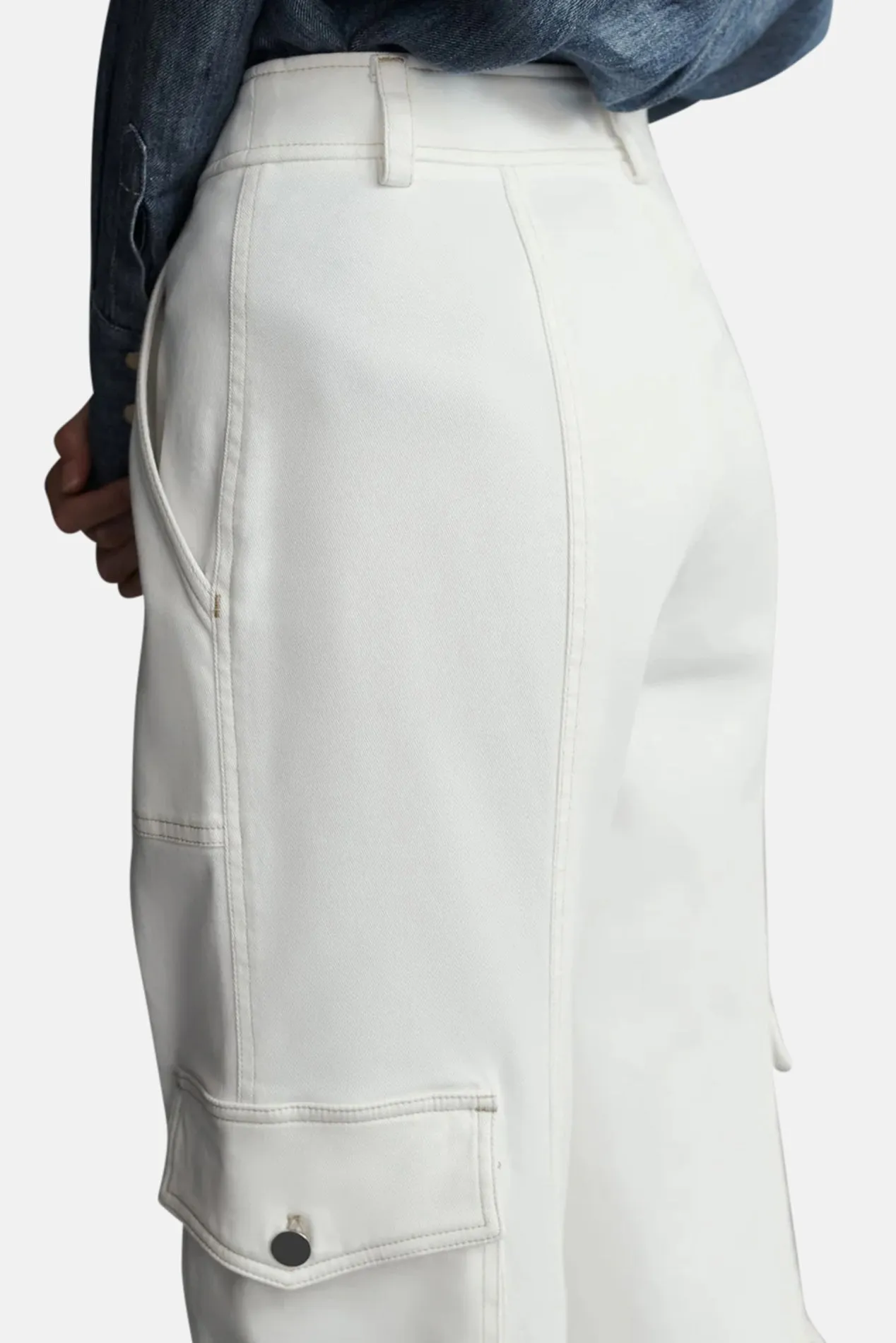 Coop Cargo Pant Ivory sold by Blue & Cream product image thumbnail 5