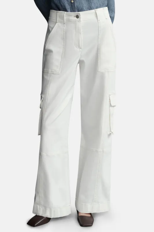 Coop Cargo Pant Ivory sold by Blue & Cream