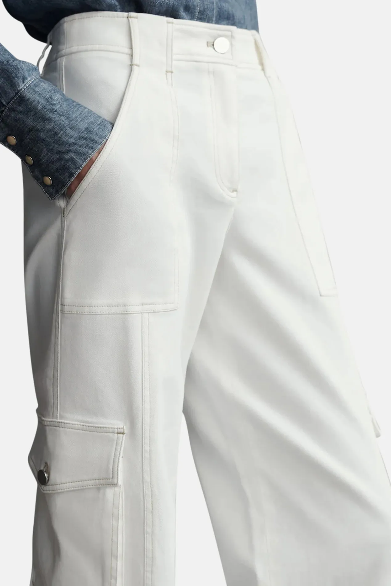 Coop Cargo Pant Ivory sold by Blue & Cream product image thumbnail 4