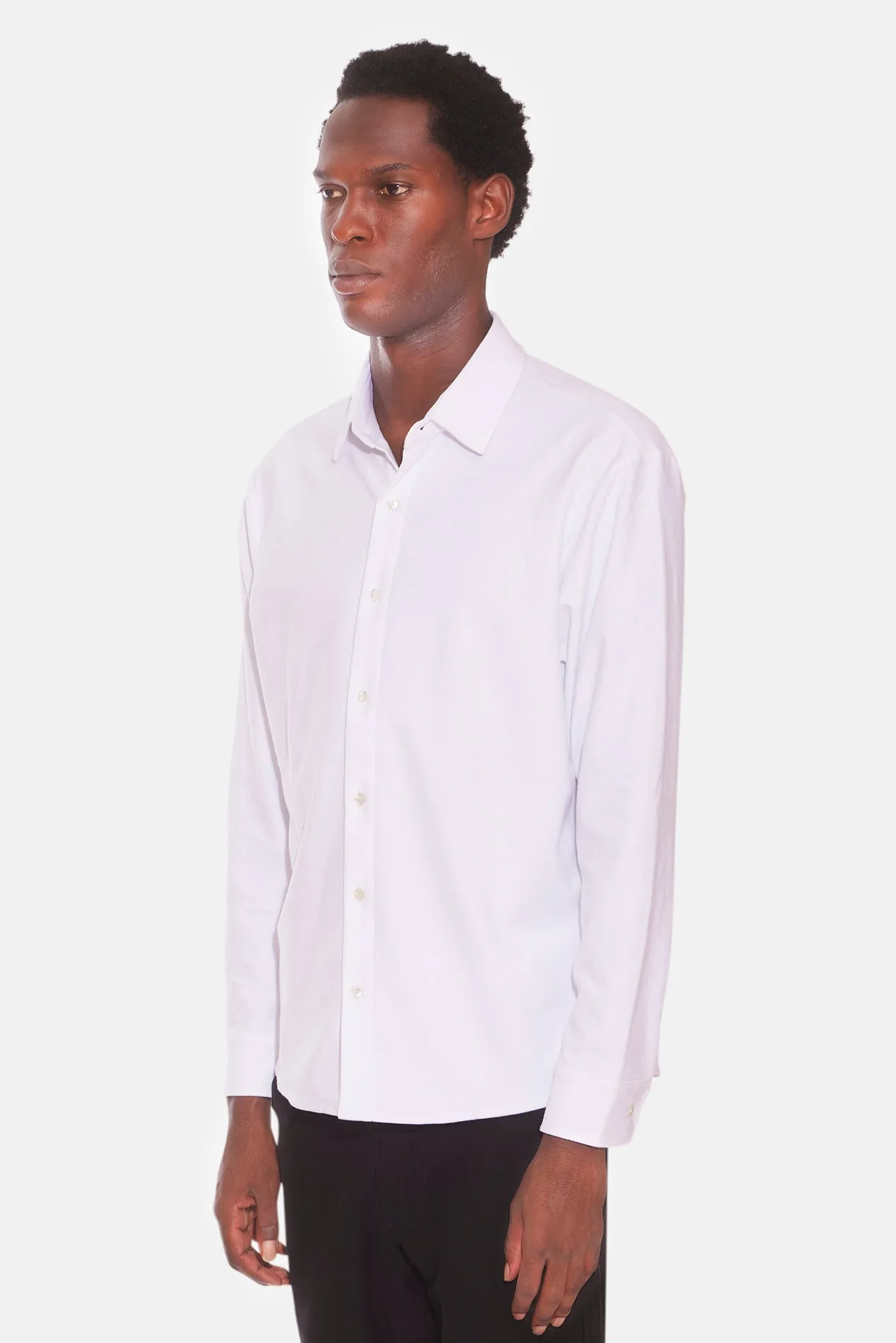 Dre Pique Button Up Shirt Pure White sold by Blue & Cream product image thumbnail 2