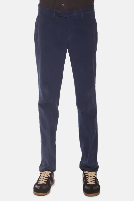 Soft Corduroy Trouser Navy sold by Blue & Cream