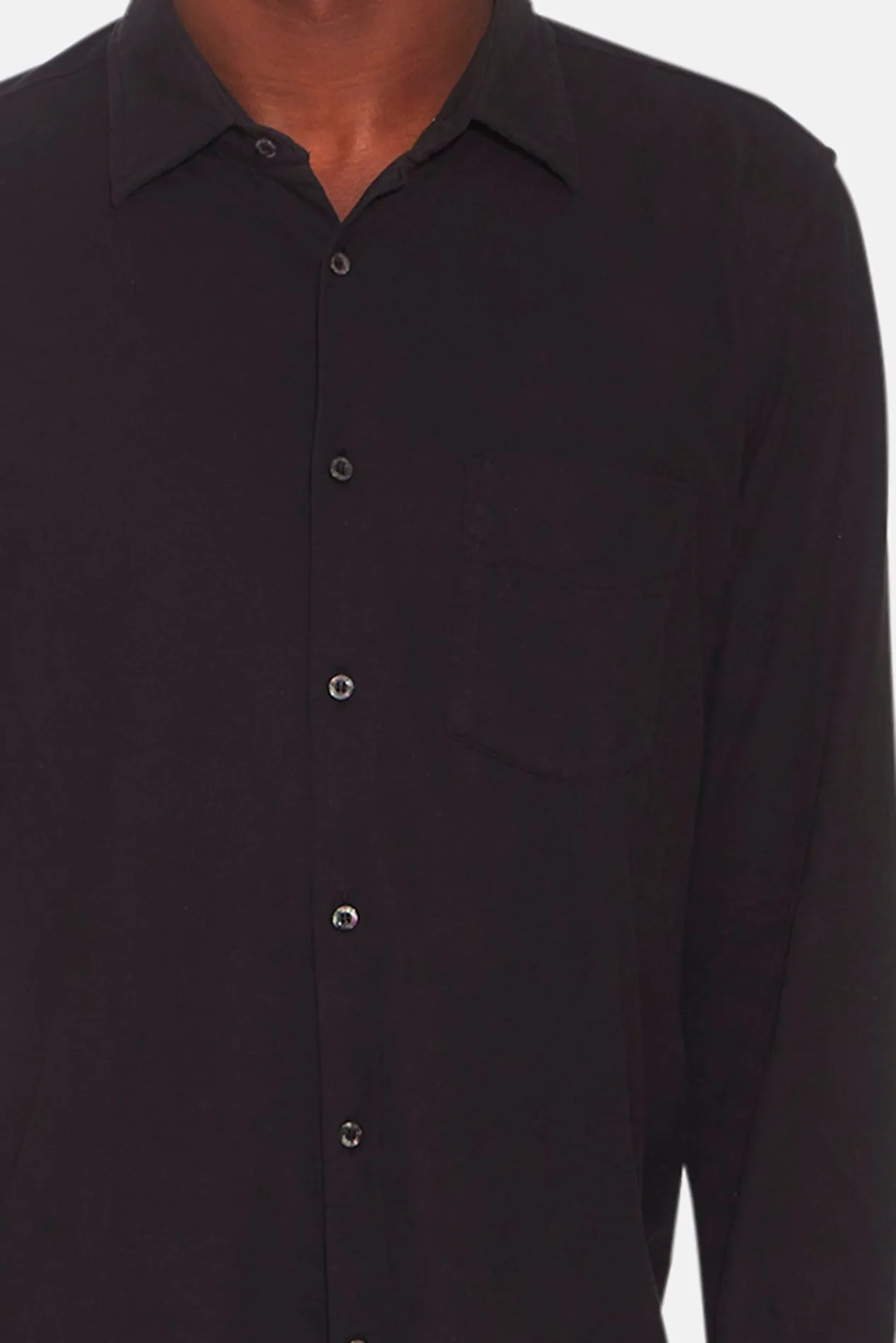 Velvet Jersey Shirt Black sold by Blue & Cream product image thumbnail 4
