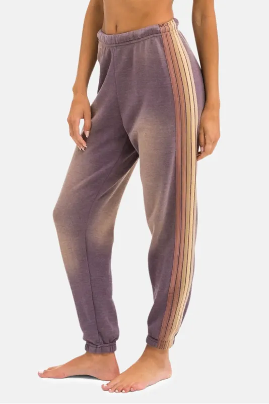 5 Stripe Sweatpants Faded Mocha sold by Blue & Cream