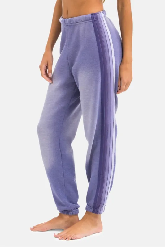 5 Stripe Sweatpants Faded Grape sold by Blue & Cream