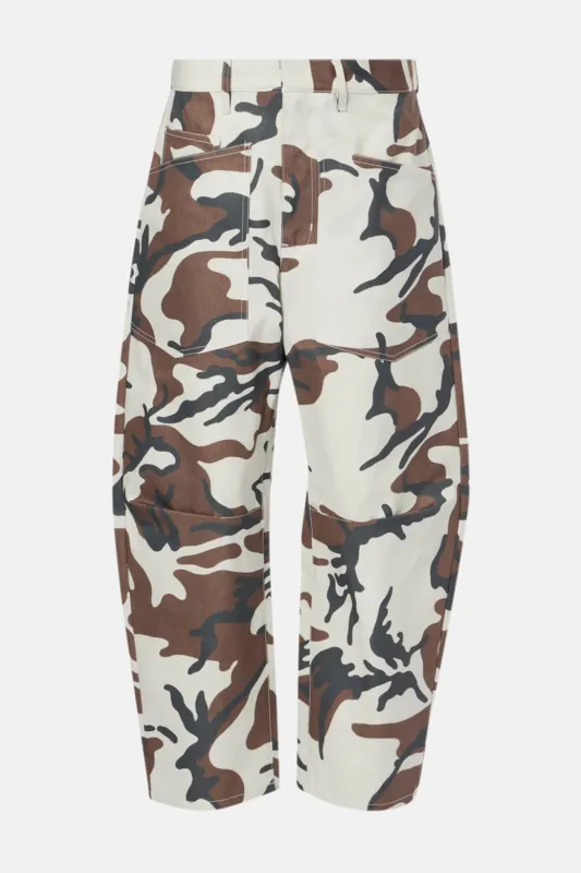 Shon Pant Ivory/Brown Camo sold by Blue & Cream
