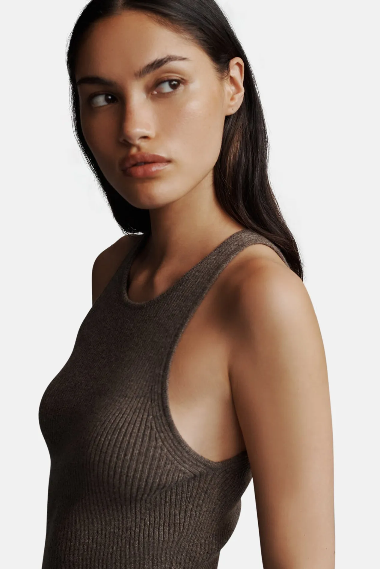 Harbor Tank In Cashmere Fudge Melange sold by Blue & Cream product image thumbnail 2