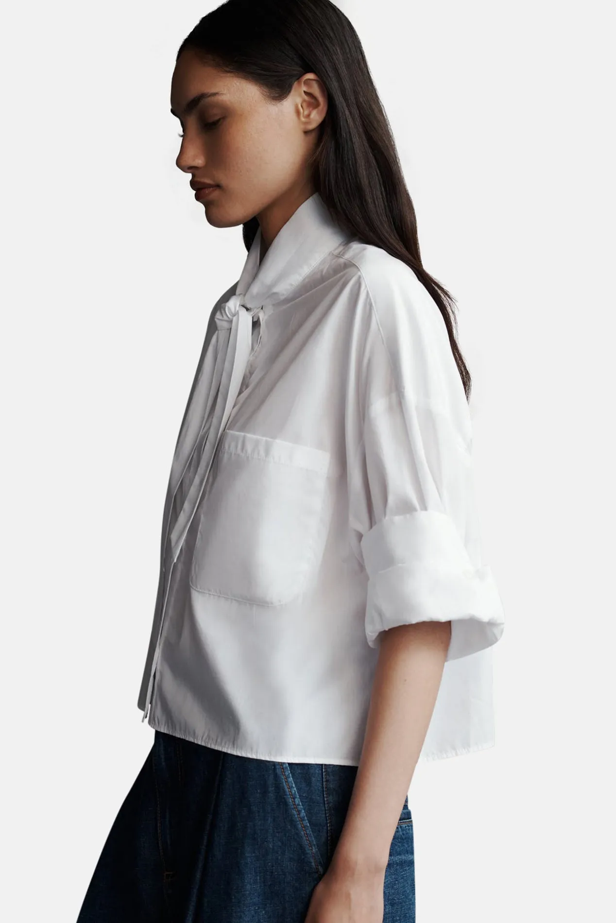 Next Ex Shirt With Tie In White sold by Blue & Cream product image thumbnail 2