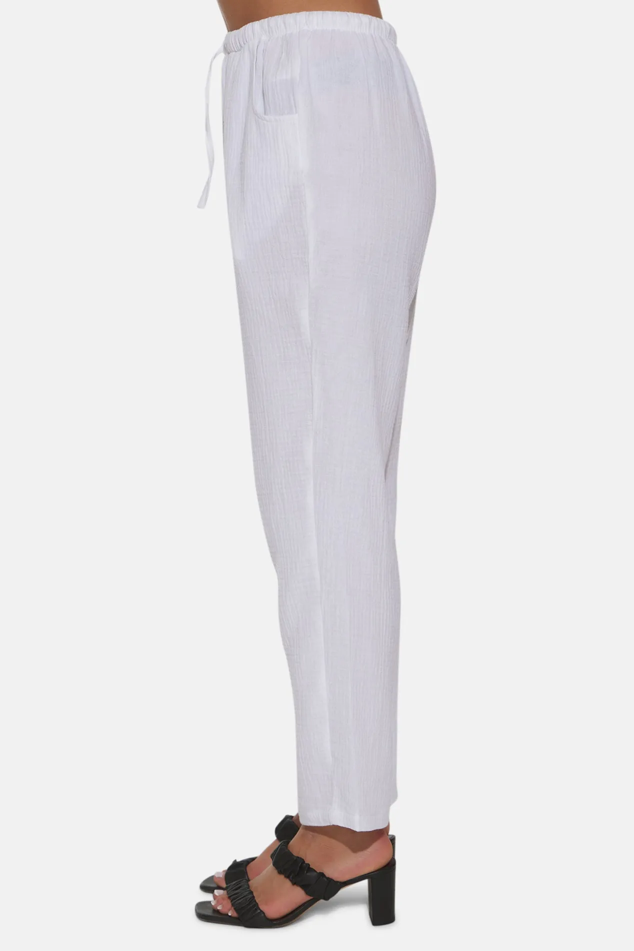 Dune Gauze Pant White sold by Blue & Cream product image thumbnail 2
