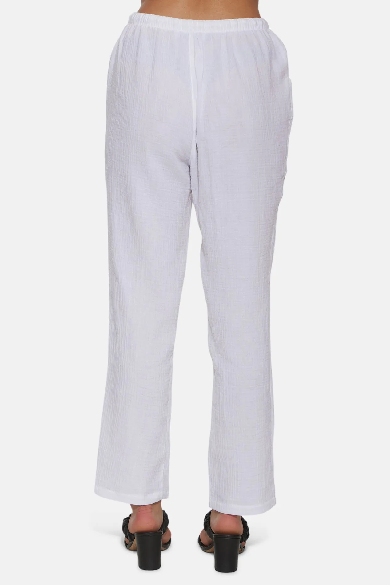 Dune Gauze Pant White sold by Blue & Cream product image thumbnail 3