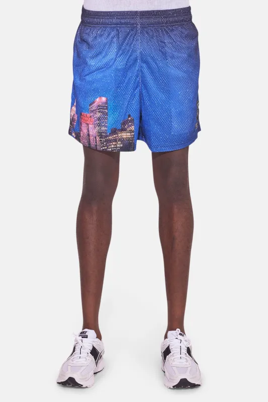 NY Skyline Mesh Short Navy/Blue sold by Blue & Cream