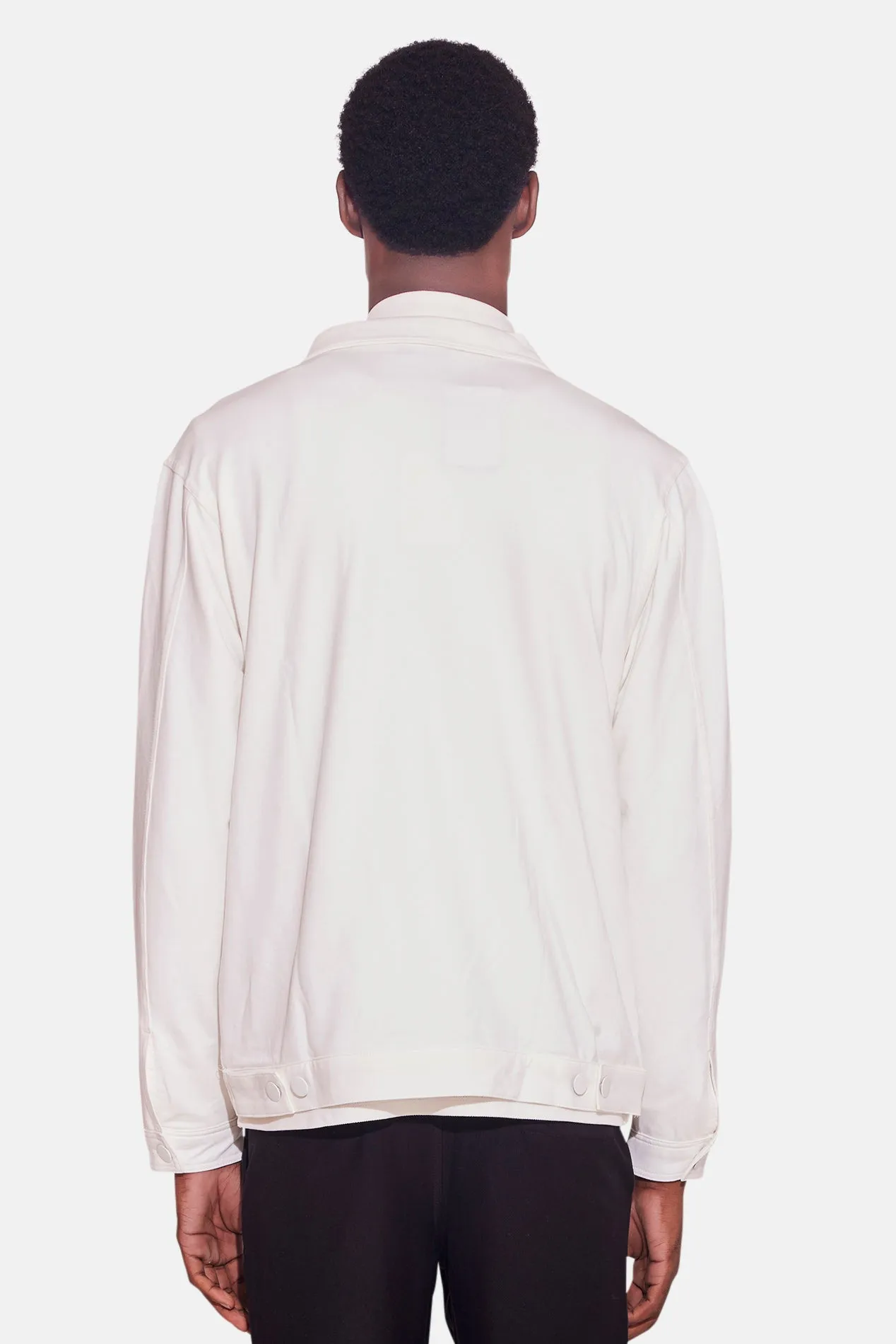 Light Trucker Jacket White sold by Blue & Cream product image thumbnail 3