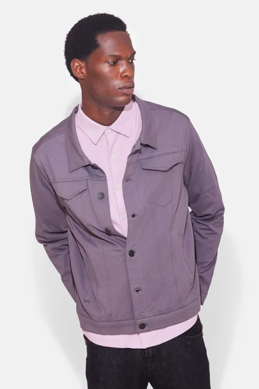 Light Trucker Jacket Charcoal sold by Blue & Cream