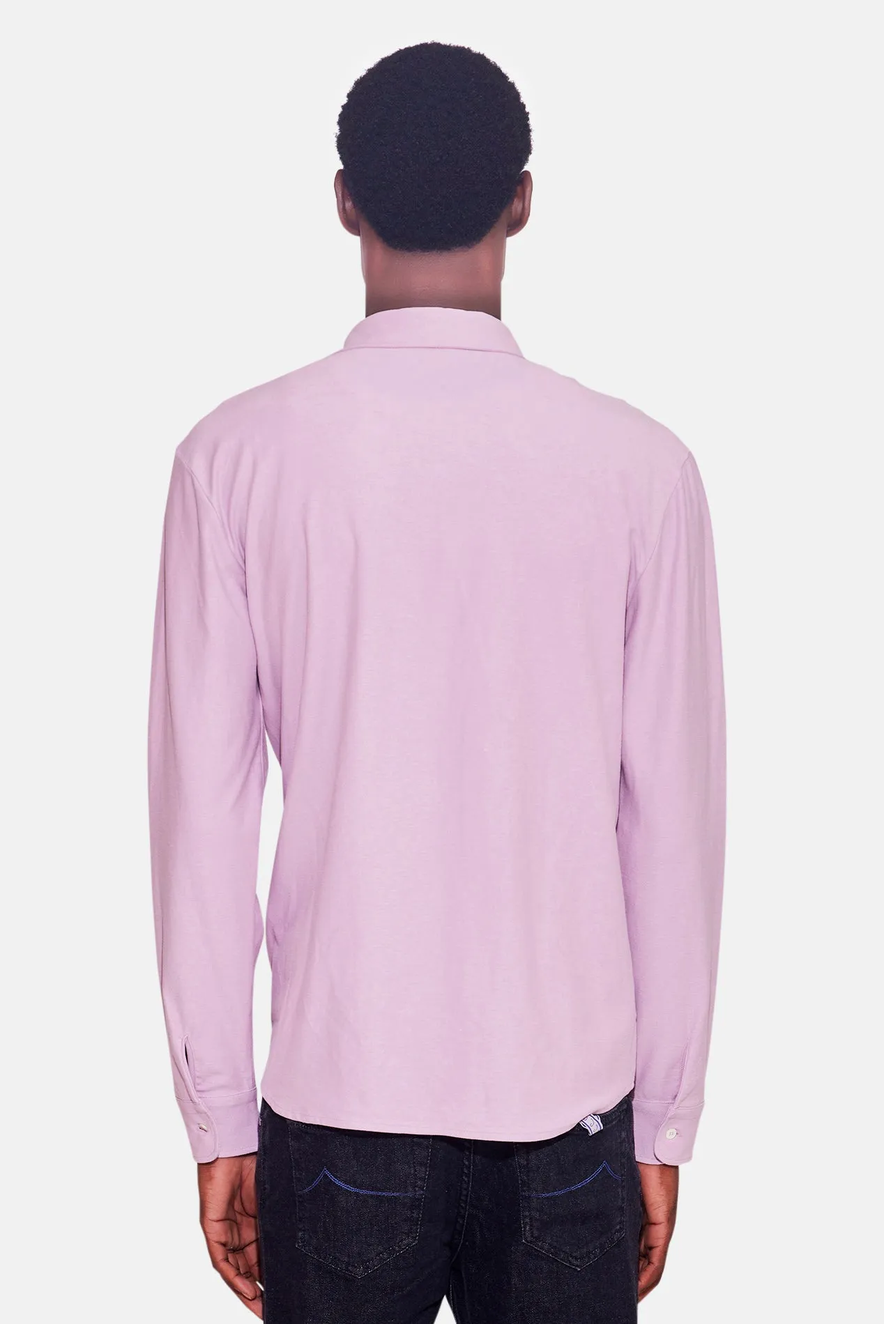 Dre Pique Button Up Shirt Washed Pink sold by Blue & Cream product image thumbnail 4