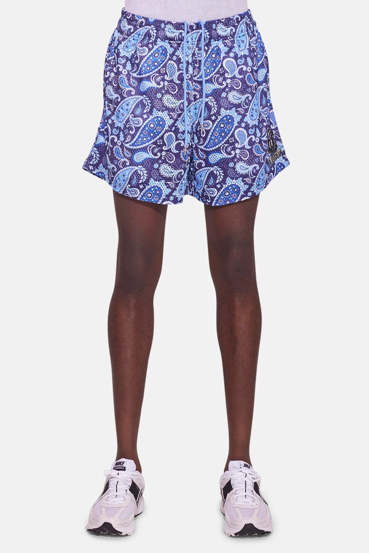 Paisley Mesh Short Navy sold by Blue & Cream