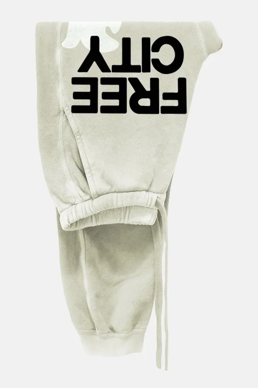 FREECITY LARGE Sunfades Pocket Sweatpant Bones sold by Blue & Cream