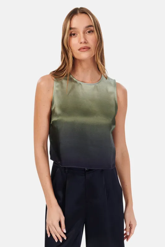 Romilly Cropped Top Caspian Ombre sold by Blue & Cream