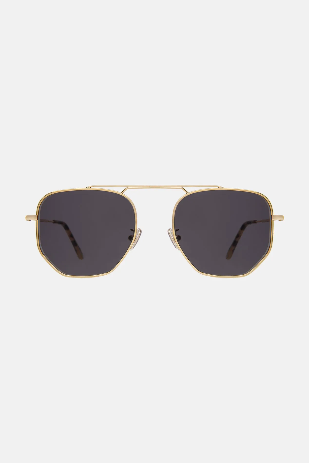 Patmos Gold/Grey Flat sold by Blue & Cream