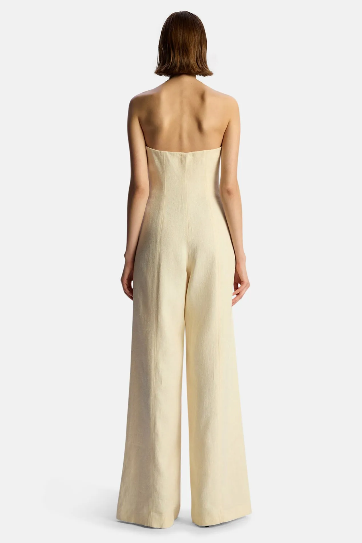 Eden Strapless Linen Jumpsuit Villa sold by Blue & Cream product image thumbnail 3