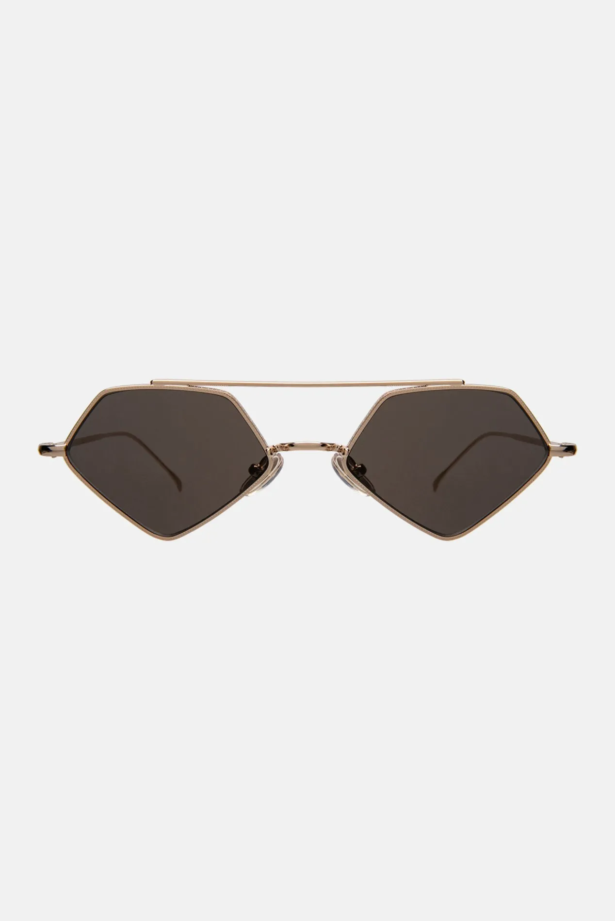 Bayley Gold/Grey Flat sold by Blue & Cream