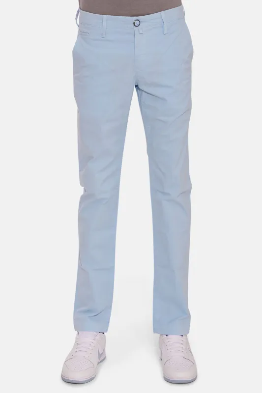 Bobby Slim Fit Trouser Sky Azure sold by Blue & Cream