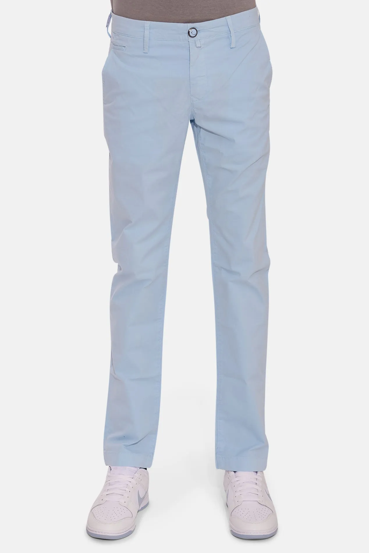 Bobby Slim Fit Trouser Sky Azure sold by Blue & Cream