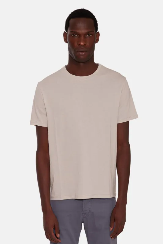 Luxe Jersey Tee Pale Grey sold by Blue & Cream