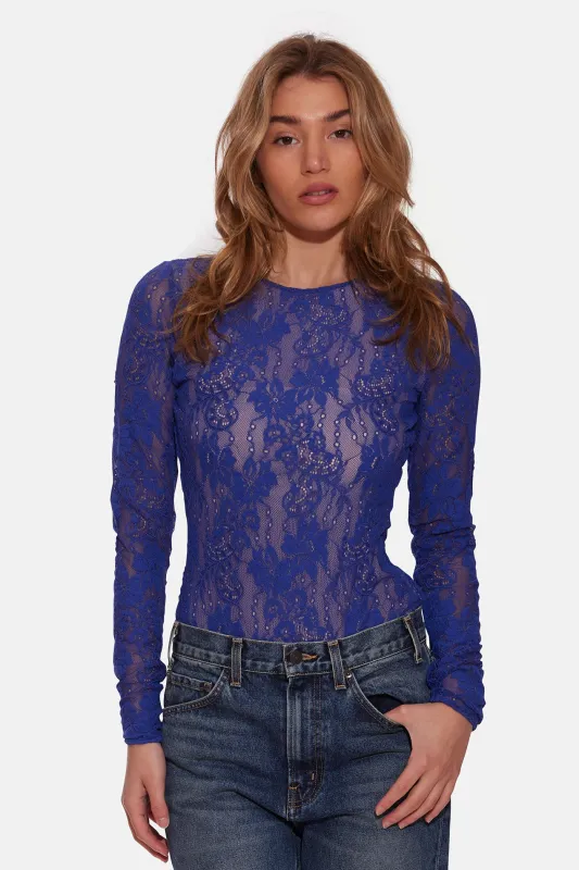 Lace Bodysuit Lapis sold by Blue & Cream