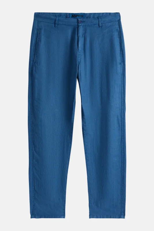 Funzionale Linen Trouser Air Force Blue sold by Blue & Cream