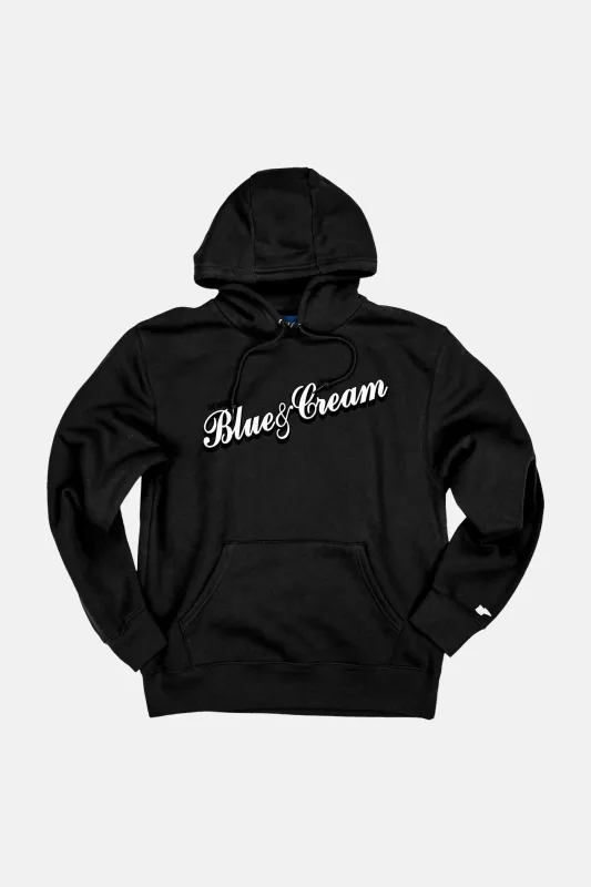 The Original Blue&Cream Hoodie Jet Black sold by Blue & Cream