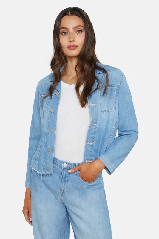 Janelle Denim Jacket Havana made by Blue & Cream