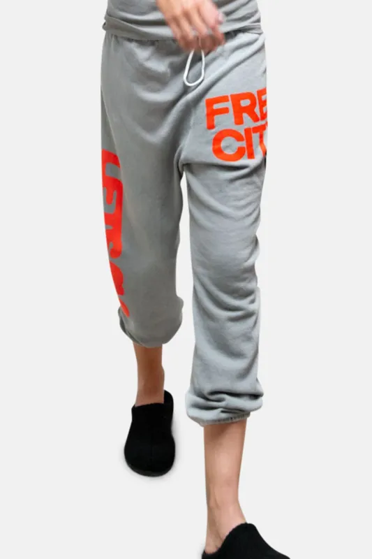 LETSGO Freecity OG Supervintage Sweatpant Silver Plant sold by Blue & Cream