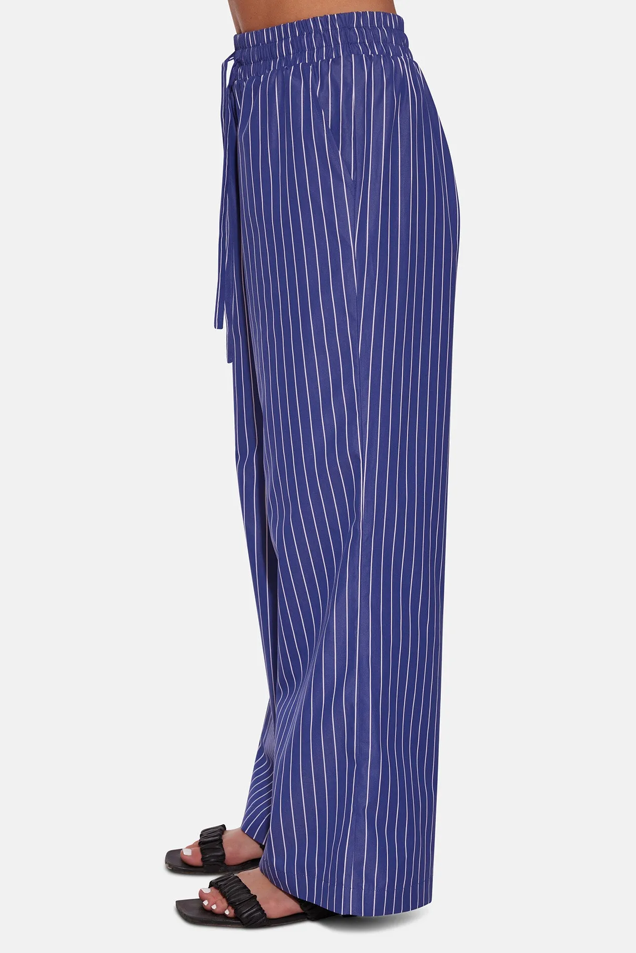 Georgica Beach Poplin Pant Navy/White Stripe sold by Blue & Cream product image thumbnail 3