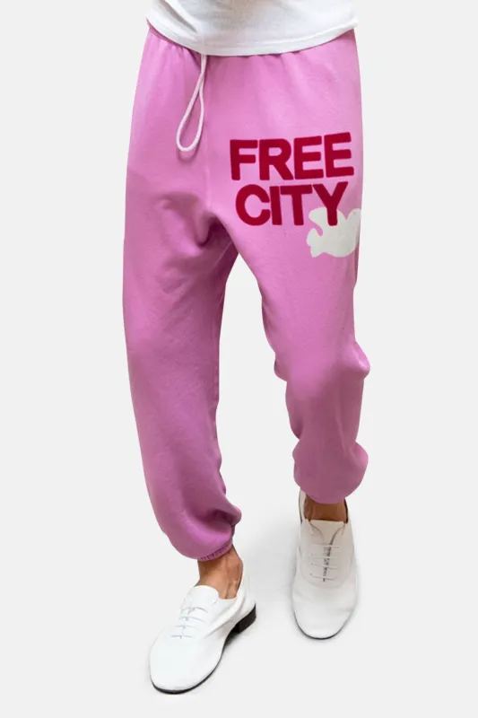 FREECITYlarge Sweatpant Pink Lips Cherry sold by Blue & Cream
