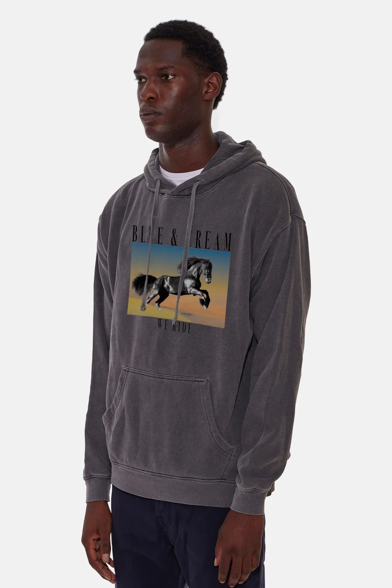 We Ride Hoodie Vintage Black sold by Blue & Cream product image thumbnail 2